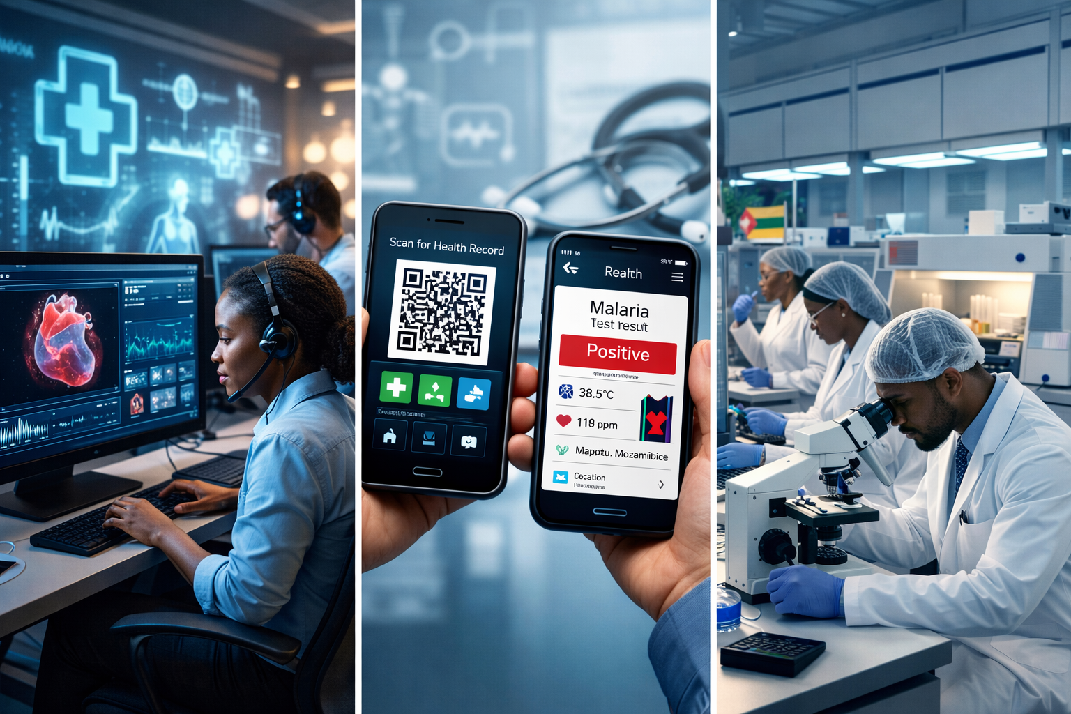 Training and step-by-step videos with health technology context